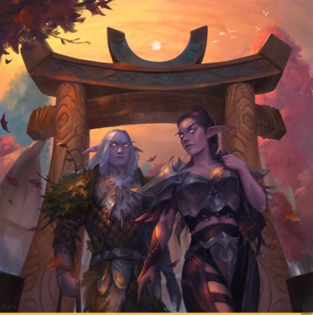 Ночные эльфы варкрафт