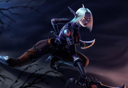 Wow эльфийка крови разбойница