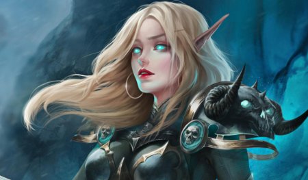 Эльфийка крови рыцарь смерти