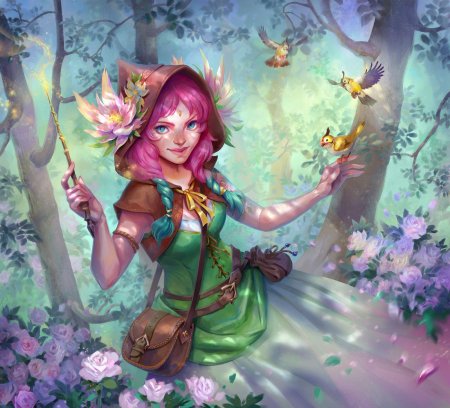 Эльфийка волшебница арт ДНД