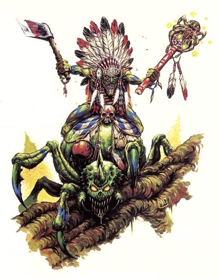 Гоблин шаман вархаммер