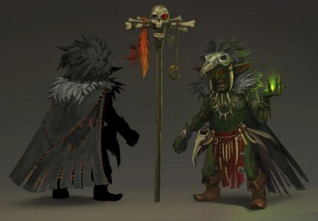 Гоблин шаман вархаммер