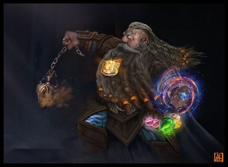 Дварф Колдун ДНД