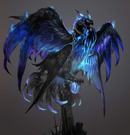 Фамильяр Грифон черный