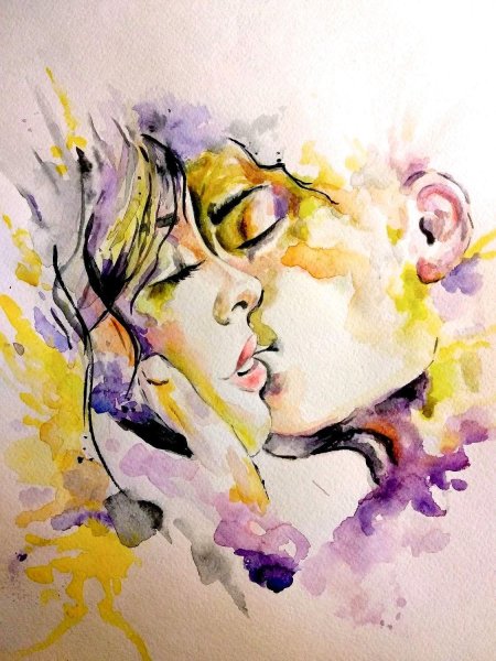 Рисунки акварелью