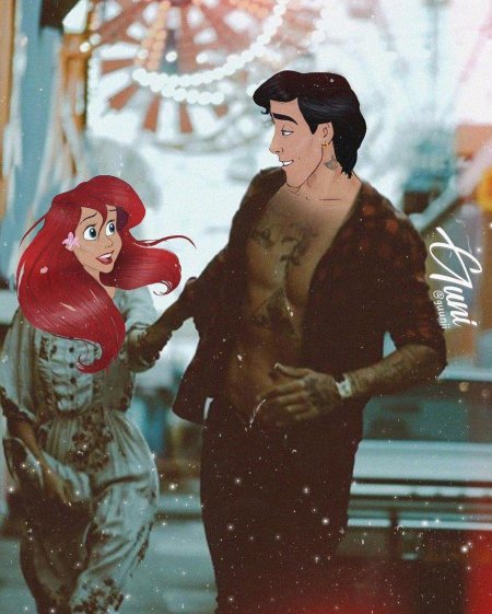 Принц Эрик Дисней арт