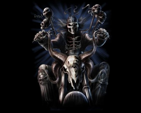 Скелет рокер