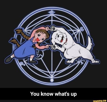 Стальной алхимик собака Нина