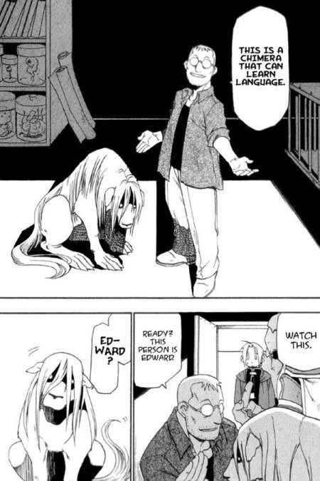 Стальной алхимик Манга Химера