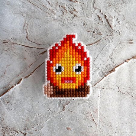 Кальцифер вышивка