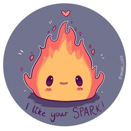 Ходячий замок огонек Кальцифер