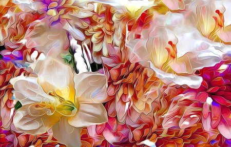 Абстрактные цветы