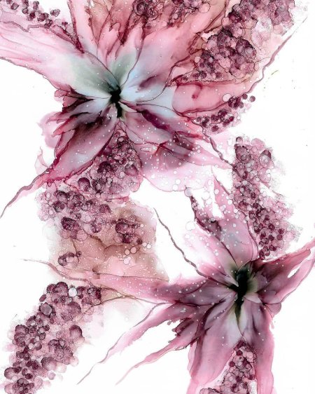 Цветы абстракция