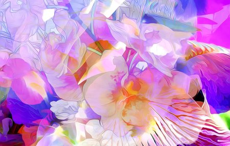 Цветы абстракция