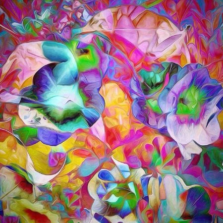 Цветы абстракция