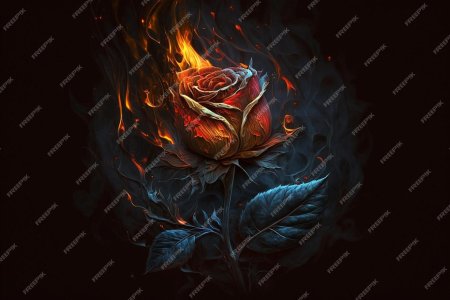 Огненная роза