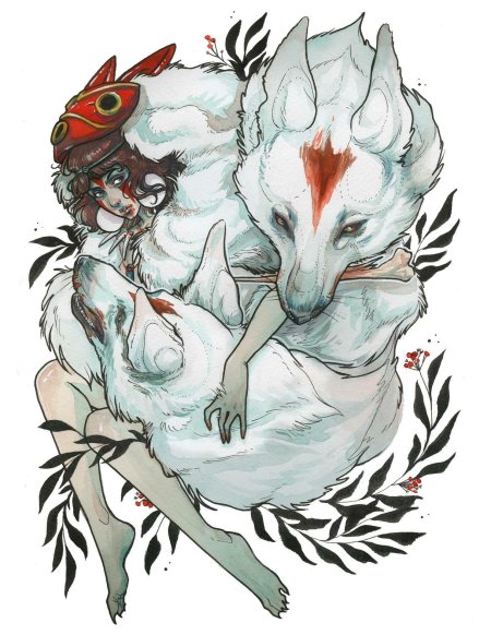 Волчья принцесса Мононоке