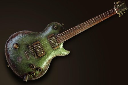 Электрогитары в стиле стимпанк