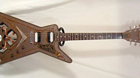 Гитара в стиле стимпанк