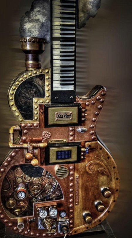 Стимпанк гитара