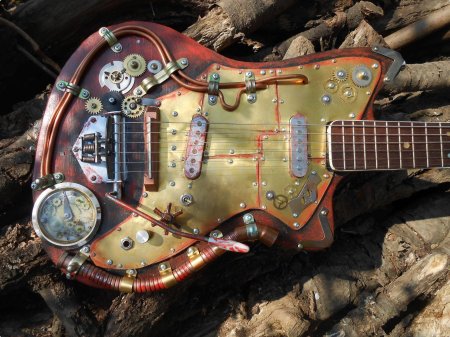 Стимпанк гитара