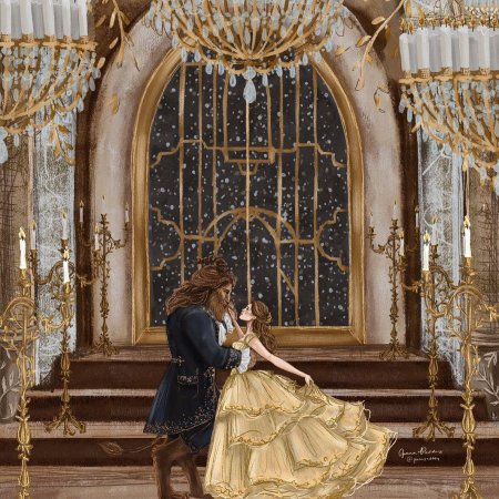 Бальный зал красавицы и чудовища 2014