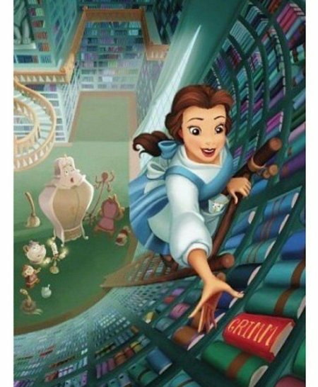 Красавица и чудовище библиотека