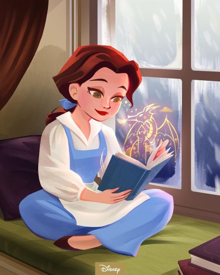 Belle Disney Art