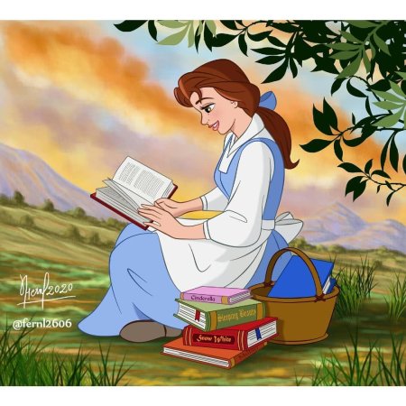 Бель с книжкой