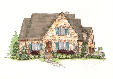 Дом рисунок