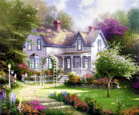 Томас Кинкаде его картины