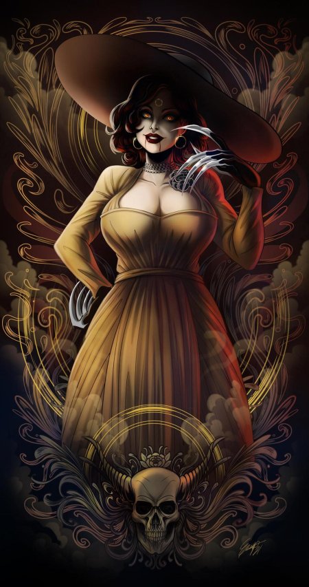 Resident Evil Village леди Димитреску