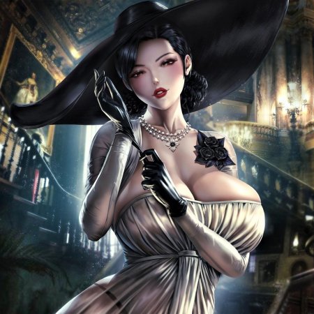 Resident Evil Village леди Димитреску Art