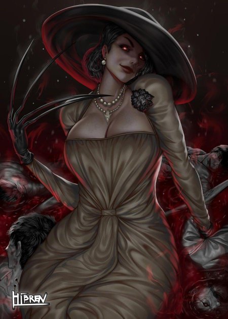 Resident Evil Village леди Димитреску