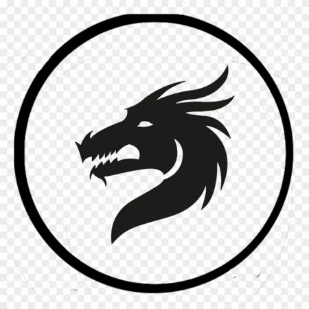 Силуэты драконов