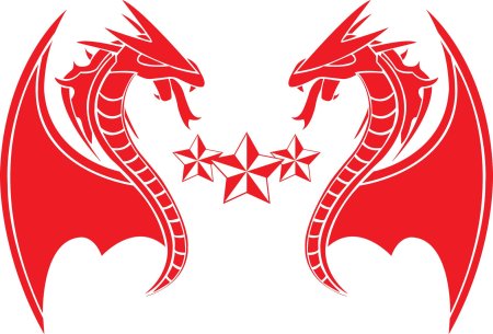 Векторный дракон