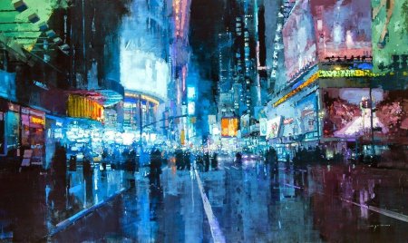 Джереми Манн городские пейзажи