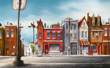 Мультяшный город