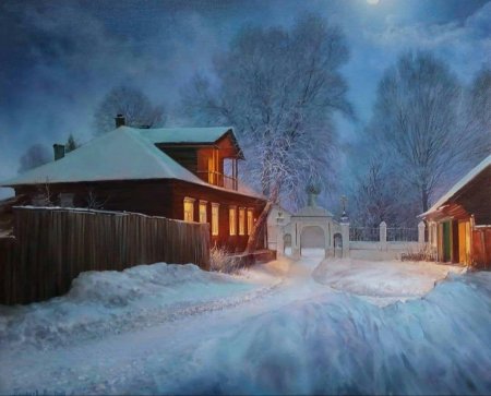 Вячеслав палачев зимний пейзаж