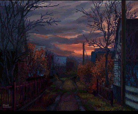 Аниме пейзаж