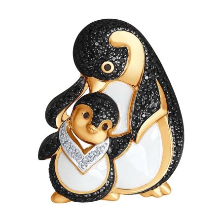 Брошь Пингвин