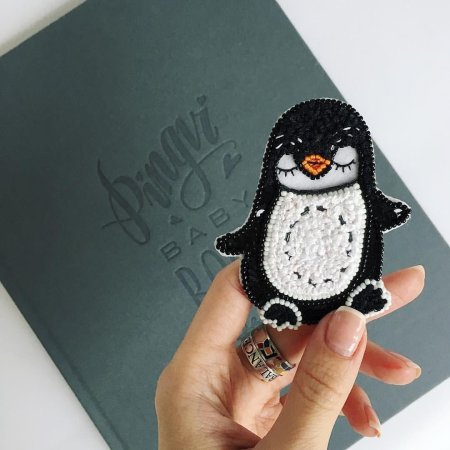 Брошь Пингвин