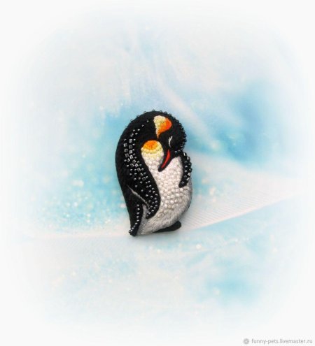 Пингвин из бисера
