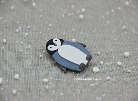 Брошь Пингвин