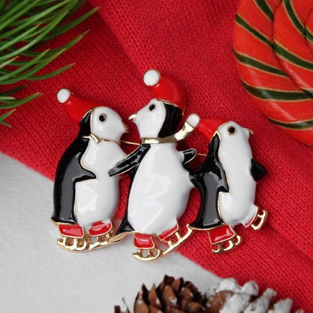 Брошь Пингвин