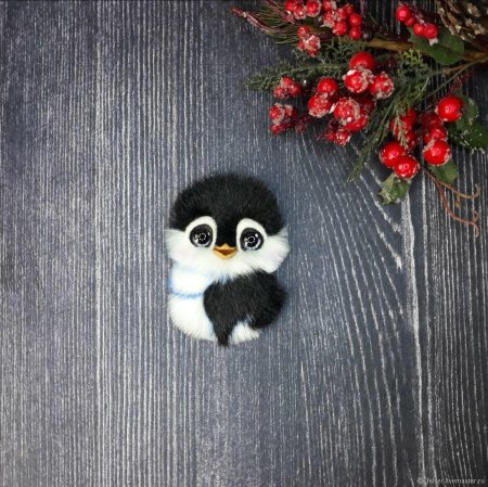 Брошь Пингвин