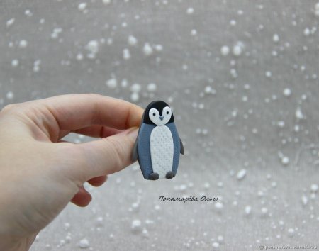 Брошь Пингвин