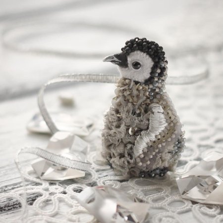 Брошь Пингвин