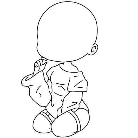 Позы для рисования гача