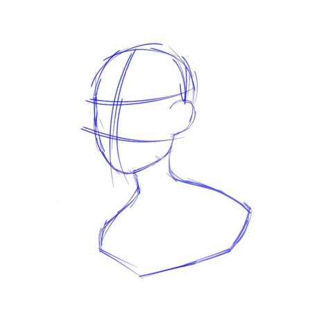 Манекен головы для рисования